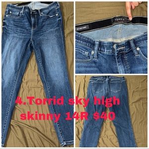 Torrid sky high skinny 14R